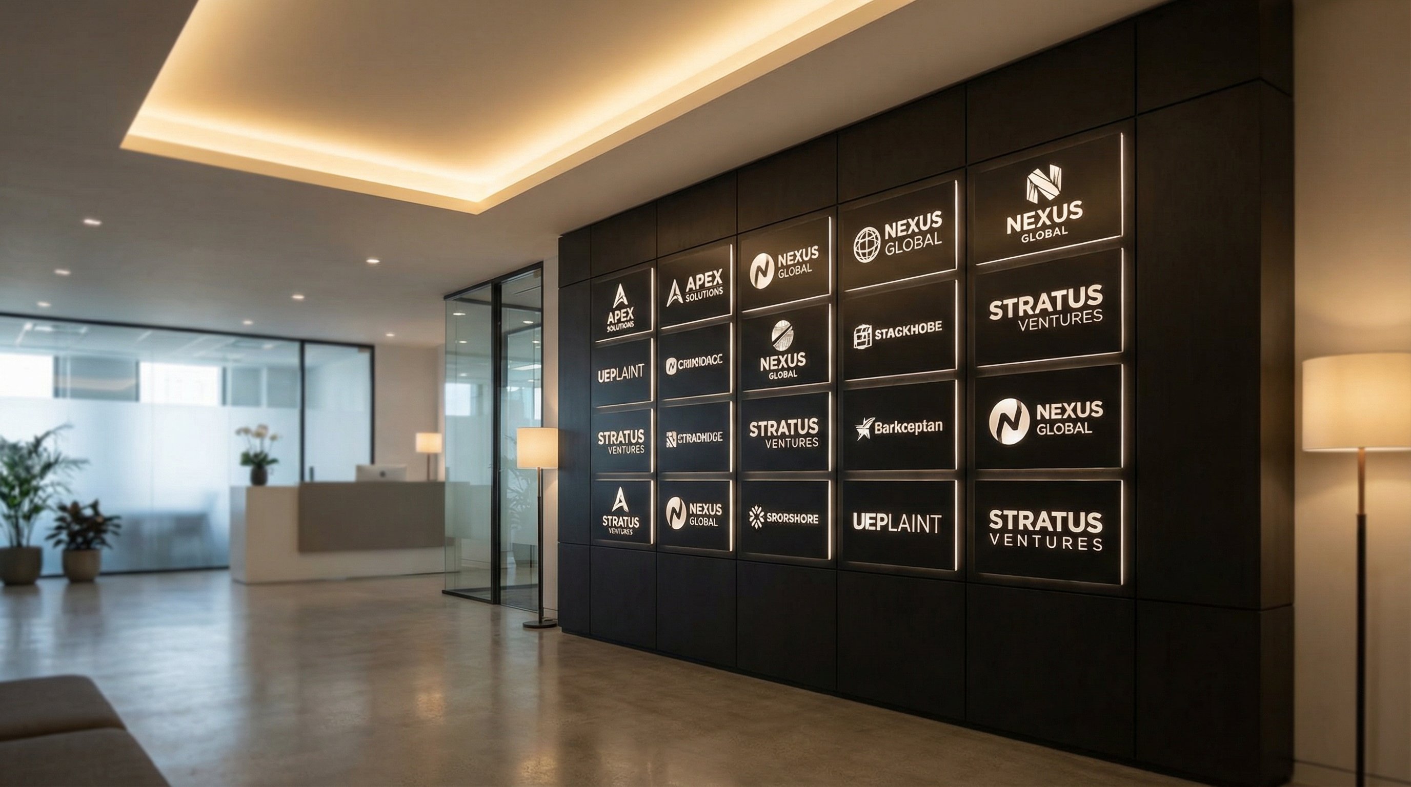 大象传媒合作品牌Logo墙